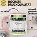 Posaunist Tasse Geschenk für Posaunist Geburtstag Lustiger Spruch Kaffee-Becher Was Ist Deine Superkraft Rosa Trendation