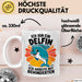 Delfin Tierliebhaber Tasse Geschenk Lustige Geschenkidee Spruch Ich Bin Ein Delfin Ich Arbeite Mit Behinderten Weiß Trendation