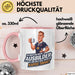 Trainer Tasse Geschenkidee Bester Trainer Trinkt Kaffee Rosa Trendation