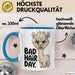 Alpaka Liebhaber Tasse Geschenkidee für Tierfreunde Blau Trendation