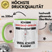 Discgolf-Spieler Geschenk Tasse Lustiger Spruch Ich Bin Discgolf-Spieler Warum Weil Ich Es Kann Geschenkidee Bester Discgolf-Spieler Geburtstag Kaffee-Becher Grün Trendation