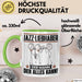 Jazz-Liebhaber Tasse Geschenk für Jazz-Liebhaber Der Mann Der Alles Kann Geschenkidee zum Geburtstag Grün Trendation