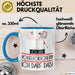 Geschenk für Vogelforscherin Tasse Lustige Geschenkidee Geburtstag Ich Bin Vogelforscherin Ich Darf Das Blau Trendation