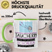 Taucherin Weil Es Keinen Schöneren Beruf Gibt Tasse Geschenk für Eine Taucherin Lustig Grün Trendation