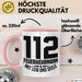 Feuerwehr Tasse Geschenk 112 Feuerwehrmann Mit Leib Und Seele Becher Rosa Trendation