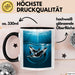 Wal Tier Tasse Geschenk Lustige Geschenkidee Spruch Schwarz Trendation