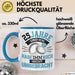 25 Jahre Tasse Geschenk Ehe Lustiger Spruch Humorvolle Geschenkidee Silberhochzeit Blau Trendation