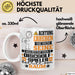 Discgolf-Spieler Geschenk Tasse Lustiger Spruch Erheben Sie Sich Der Discgolf-Spieler Betritt den Raum Weiß Trendation