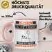 Hundemasseur Tasse Geschenk für Hundemasseur Geburtstag Lustiger Spruch Kaffee-Becher Was Ist Deine Superkraft Rosa Trendation