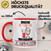 Journalistin Tasse Geschenk Becher Stark Attraktiv Furchtlos Journalistin Lustige Geschenkidee Rot Trendation