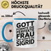 Sigrid Tasse Geschenk Gott Formte Die Perfekte Frau Sigrid Geschenkidee Blau Trendation