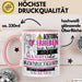 Musikbibliothekarin Tasse Geschenk Lustiger Spruch Bitte Erheben Sie Sich Seine Majestät Die Musikbibliothekarin Betritt Den Raum Rosa Trendation
