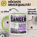 Sänger Geschenk Tasse Geschenkidee für Sänger Geburtstag Lustiger Spruch Ich Bin Sänger Ich Kann Es Dir Erklären Aber Nicht Für Dich Verstehen Funny Grün Trendation