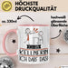 Geschenk für Kellnerin Tasse Lustige Geschenkidee Geburtstag Ich Bin Kellnerin Ich Darf Das Rosa Trendation
