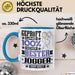 Jogger Geschenk Lustiger Spruch für Jogger Geschenkidee Bester Jogger Der Welt Blau Trendation
