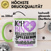Heilerziehungspflegerin Ausbildung Start Geschenk Tasse Ich Bin Heilerziehungspflegerin In Der Ausbildung Ich Darf Das Kaffee-Becher Geschenkidee Grün Trendation