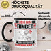 Ringer Tasse Geschenk für Ringer Geburtstag Lustiger Spruch Kaffee-Becher Was Ist Deine Superkraft Schwarz Trendation