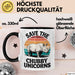 Nashorn Tasse Geschenk Lustige Geschenkidee Spruch Rettet Die Moppeligen Einhörner Schwarz Trendation