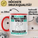 Ultimate-Frisbee-Spieler Tasse Geschenk für Ultimate-Frisbee-Spieler Geburtstag Lustiger Spruch Kaffee-Becher Was Ist Deine Superkraft Rot Trendation