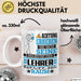 Lehrer Geschenk Tasse Lustiger Spruch Erheben Sie Sich Der Lehrer Betritt den Raum Weiß Trendation