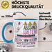 Gleitschirmfliegerin Tasse Geschenk Lustig Abstand Halten Hochleistungs-Gleitschirmfliegerin Mit Drang Zur Perfektion Bei Der Arbeit Blau Trendation