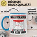 Marathonläufer Tasse Geschenk für Marathonläufer Der Mann Der Alles Kann Geschenkidee zum Geburtstag Blau Trendation