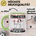 Tonmeister Tasse Geschenk für Tonmeister Der Mann Der Alles Kann Geschenkidee zum Geburtstag Grün Trendation