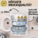 Reptilienhalterin Tasse Geschenk Lustig Abstand Halten Hochleistungs-Reptilienhalterin Mit Drang Zur Perfektion Bei Der Arbeit Weiß Trendation