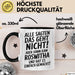 Roswitha Tasse Geschenk Alle Sagten Das Geht Nicht Aber Dann Kam Roswitha Und Hat Es Einfach Gemacht Geschenkidee Becher mit Name Schwarz Trendation