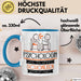 Psychologin Weil Es Keinen Schöneren Beruf Gibt Tasse Geschenk für Eine Psychologin Lustig Blau Trendation
