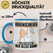 Bogenschießer Tasse Geschenk für Bogenschießer Der Mann Der Alles Kann Geschenkidee zum Geburtstag Blau Trendation