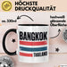 Bangkok Thailand Tasse Geschenk Lustige Geschenkidee Spruch Schwarz Trendation