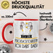 Geschenk für Rucksacktouristin Tasse Lustige Geschenkidee Geburtstag Ich Bin Rucksacktouristin Ich Darf Das Rot Trendation