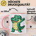 Dabendes Krokodil Tier Tasse Geschenk Lustige Geschenkidee Spruch Rosa Trendation