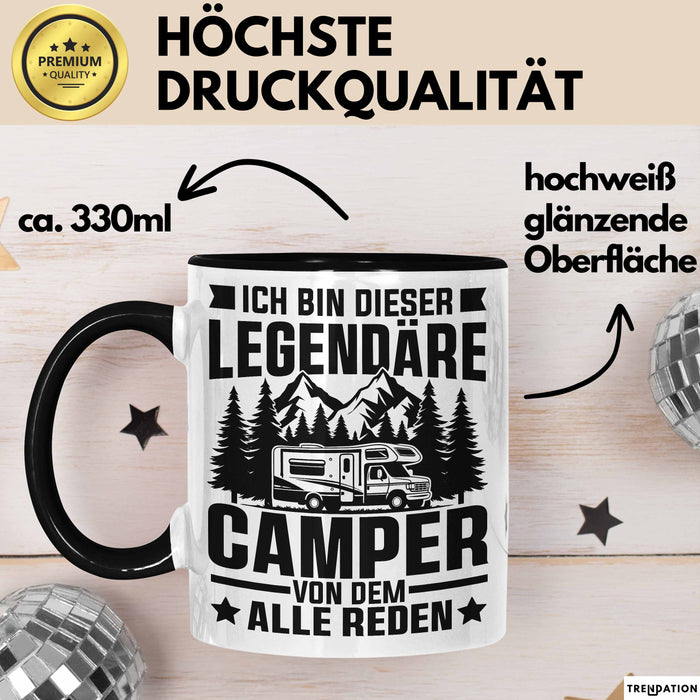 Camper Tasse Geschenk Wohnwagen Camping Geschenkidee Trendation
