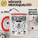21. Geburtstag Tasse Geschenk Schonend Behandeln Oldtimer Der Ist 21 Geschenkidee Kaffee-Becher Rot Trendation