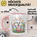 Ostern Tasse Geschenkidee für Feiertagsliebhaber Spruch Rosa Trendation