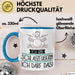 Geschenk für Schlagzeugerin Tasse Lustige Geschenkidee Geburtstag Ich Bin Schlagzeugerin Ich Darf Das Blau Trendation