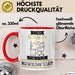 Musikredakteurin Tasse Geschenk Becher Stark Attraktiv Furchtlos Musikredakteurin Lustige Geschenkidee Rot Trendation