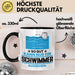 Schwimmer Geschenk Tasse So Gut Kann Nur Ein Schwimmer Aussehen Geschenkidee Kaffee-Becher Schwarz Trendation