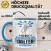 Golfer Geschenk Tasse So Gut Kann Nur Ein Golfer Aussehen Geschenkidee Kaffee-Becher Blau Trendation