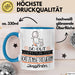 Katzenbetreuerin Geschenk Tasse So Gut Kann Nur Eine Katzenbetreuerin Aussehen Geschenkidee Geburtstag Weihnachten Lustig Blau Trendation