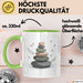 Meditationsfan Tasse Geschenkidee für Achtsamkeitssuchende Grün Trendation