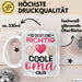 Coole Oma Tasse Geschenk Muttertag Lustiger Spruch Richtig Cool Weiß Trendation