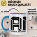 Ai Künstliche Intelligenz Tasse Geschenk Artificial Intelligence Geschenkidee Becher Blau Trendation