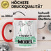 Model Geschenk Tasse So Gut Kann Nur Ein Model Aussehen Geschenkidee Kaffee-Becher Rot Trendation