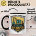 Baggerfahrer Geschenk Tasse Geschenkidee für Bagger-Fahrer Baustelle Der Tut Nix Der Will Nur Bagger Fahren Schwarz Trendation