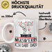 Geschenk für Musikerin Tasse Lustige Geschenkidee Geburtstag Ich Bin Musikerin Ich Darf Das Weiß Trendation