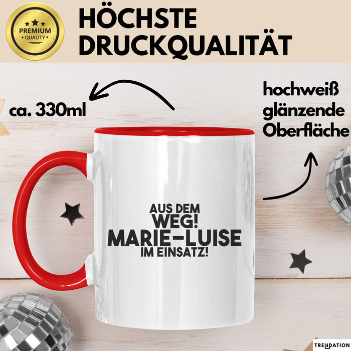 Marie-Luise Tasse Aus Dem Weg! Marie-Luise Im Einsatz! Geschenk