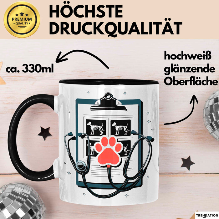 Tiermedizinischer Assistent Tasse Geschenk Lustige Geschenkidee Spruch Für Tierpflege Teams Trendation